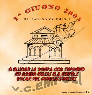 02-3° Raduno Città di Empoli (01.06.2003)